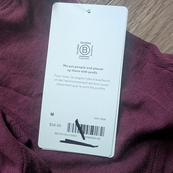 Athleta | Well Rested Rib Sleep Set In Deep Burgundy - Picture 10 of 10